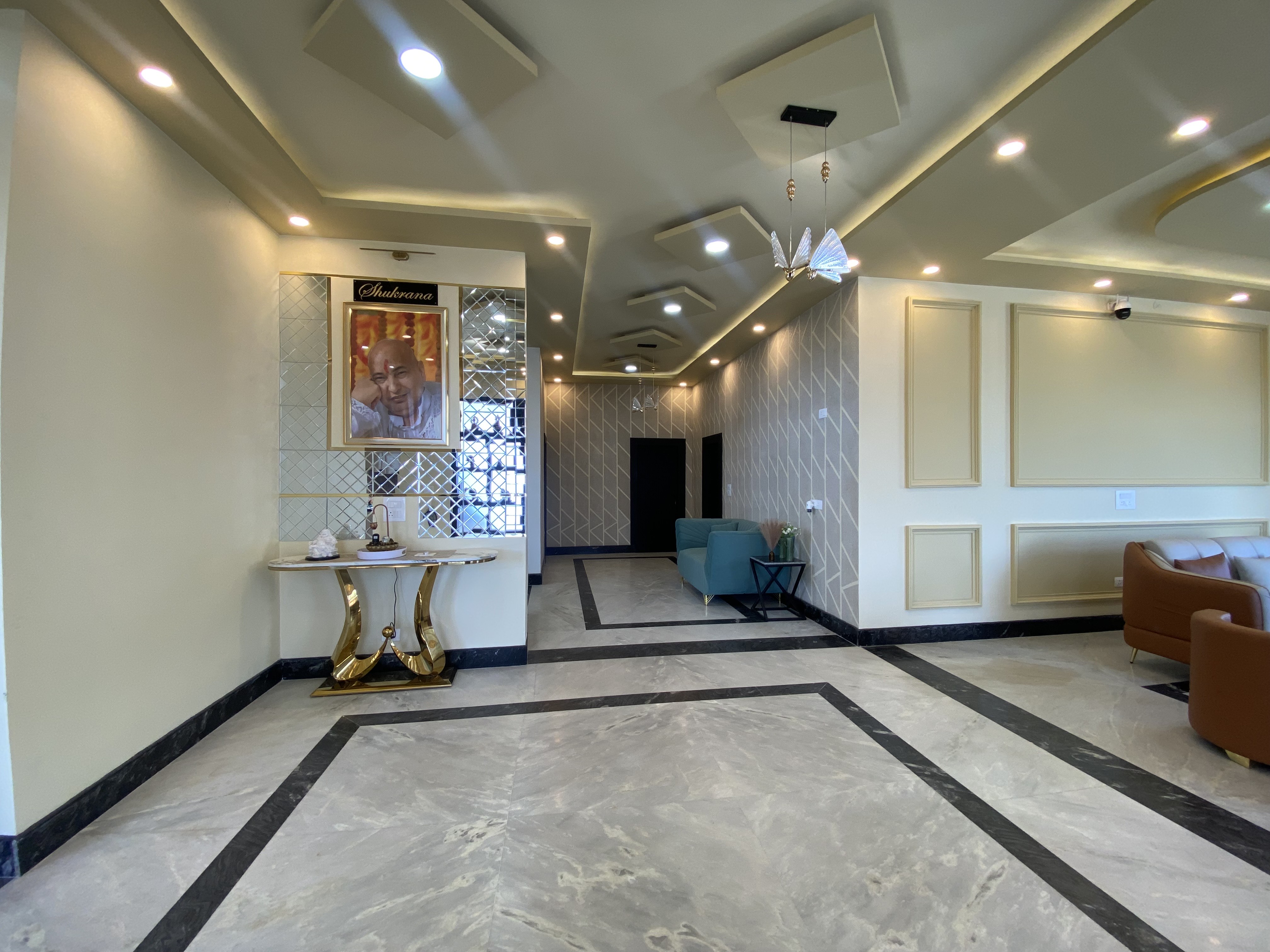 Luxury hall interior